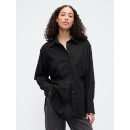 Риза от поплин GAP Oversize