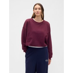GAP Oversize Crop Sweatshirt Heavyweight - Ladies