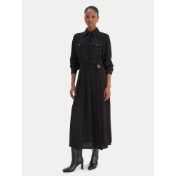 Liu Jo Рокля тип риза MF5145 T4241 Черен Regular Fit