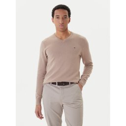 Tommy Hilfiger Пуловер Essential MW0MW14745 Бежов Regular Fit