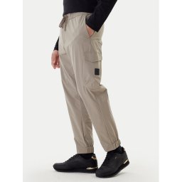 BOSS Текстилни панталони T_Urbanex-Cargolight 50508339 Зелен Tapered Fit