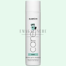 Subrina Professional Детски деликатен почистващ душ гел шампоан 250 мл. Care Kids Shower Gel & Shampoo