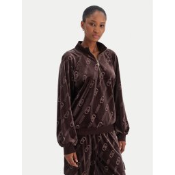 Liu Jo Sport Суитшърт TF5110 J4955 Кафяв Relaxed Fit