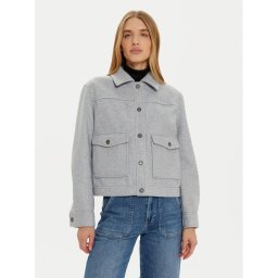 Guess Риза-яке W4BL27 WGIX2 Сив Regular Fit