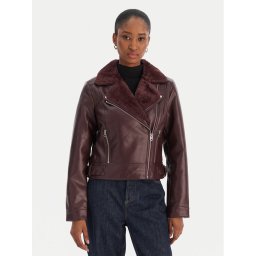 Vero Moda Яке от имитация на кожа Hailey 10250405 Виолетов Regular Fit