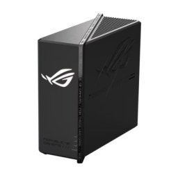 Рутер Asus Gaming Wireless Router ROG Strix GS-BE18000, Tri-Band, 320MHz bandwidth & 4096-QAM, Quad-Core 2.6GHz CPU, 256MB/2GB Flash/RAM, 8 x 2.5G port, AiProtection Pro, open NAT, VPN Fusion, 8 x SSIDs, IPTV, MU-MIMO, Beamforming, RGB, AiMesh