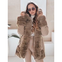 Дамско зимно яке с качулка