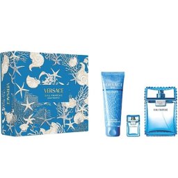 Versace Man Eau Fraiche Комплект (EDT 100ml + EDT 5ml + SG 150ml) за Мъже
