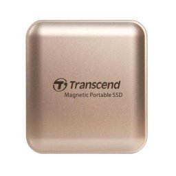 Твърд диск Transcend 2TB, External SSD, ESD420G, USB 20Gbps, Type C, Magsafe, Champagne Gold