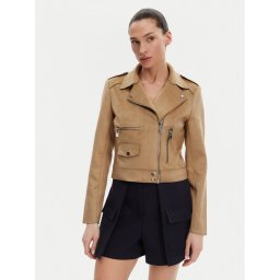 Morgan Яке от имитация на кожа 241-GOUSMI Бежов Regular Fit