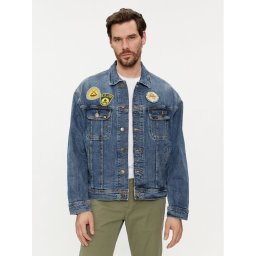 Lee Дънково яке Rider 112350102 Син Relaxed Fit