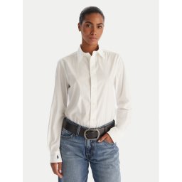 Polo Ralph Lauren Риза 211941509002 Бял Slim Fit
