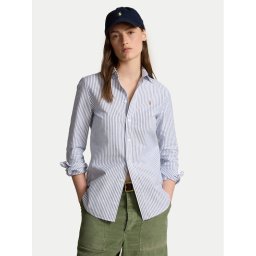 Polo Ralph Lauren Риза 211941508001 Син Slim Fit