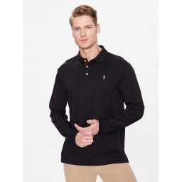 Polo Ralph Lauren Тениска с яка и копчета 710671785002 Черен Slim Fit