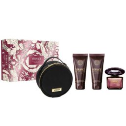 Versace Crystal Noir EDP 90 + Body Lotion 100 + Shower Gel 100 + Round Case комплект жени