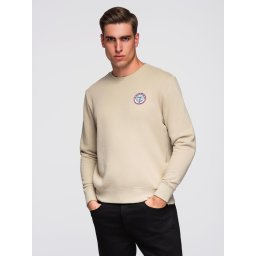 Ombre Men's non-stretch sweatshirt with patch