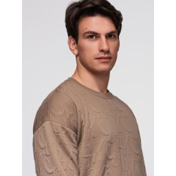 Мъжки суитшърт Ombre с релефни букви