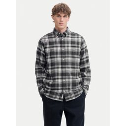 Jack & Jones Риза Blubarkley 12286224 Сив Regular Fit