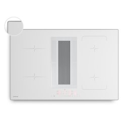 Klarstein Индукционен плот Velaire с абсорбатор | 4 зони за готвене | 8400 W | 80 см ()