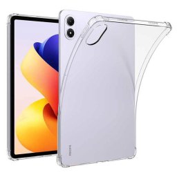 Защитен TPU калъф за Xiaomi Redmi Pad 2 Pro- 4-ъглова защита, Вкл. Протектор, Прозрачен