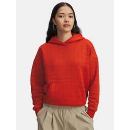 Under Armour Unstoppable Flc Txtr Hoodie-ORG - Women's Sweatshirt
