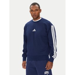 adidas Суитшърт Essentials 3-Stripes JE6307 Син Regular Fit