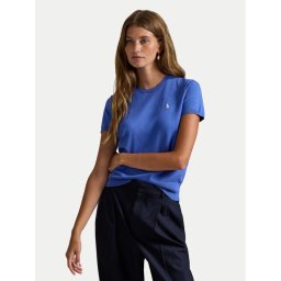 Polo Ralph Lauren Тишърт 211971872500 Син Slim Fit