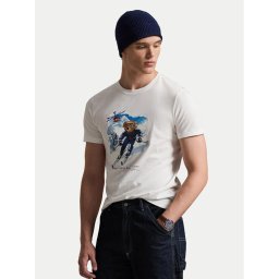 Polo Ralph Lauren Тишърт 710P07343001 Бял Regular Fit