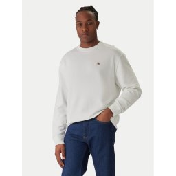 Calvin Klein Jeans Суитшърт LV04RC273G Бял Regular Fit