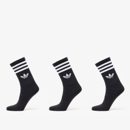 Чорапи adidas 3 Stripes Crew Sock 3-Pack Black/ Black/ Black M