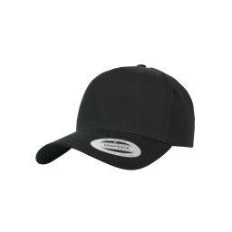 5-Panel Curved Classic Snapback Black