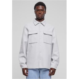 Men's Plain Overshirt gray