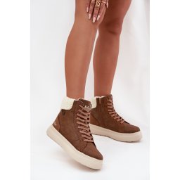 Дамски зимни ботуши с козина Lee Cooper
