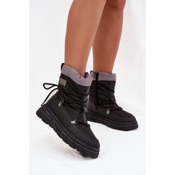 Дамски снежни ботуши с цип Lee Cooper