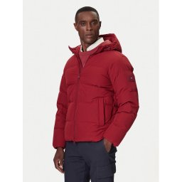 Tommy Hilfiger Пухено яке MW0MW40616 Червен Regular Fit