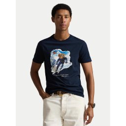 Polo Ralph Lauren Тишърт 710P07343002 Тъмносин Regular Fit