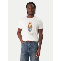 Polo Ralph Lauren Тишърт 710P07346001 Бял Regular Fit