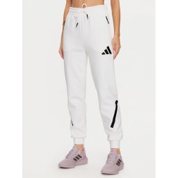 adidas Долнище анцуг Z.N.E. JE7843 Бял Regular Fit