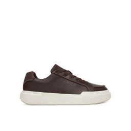 Calvin Klein Сникърси Chunky Cupsole Lace Up Lth Pinch YM0YM01454 Бордо