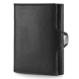 Slimpuro TRYO Слим портфейл, калъф за монети, 9,2 x 2,2 x 7,5 см (Ш x В x Д), RFID защита (35-9OUF-44E2)