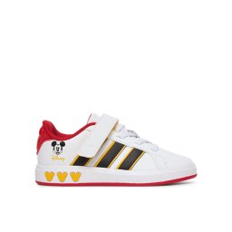 adidas Сникърси Grand Court Mickey El K JQ8067 Бял