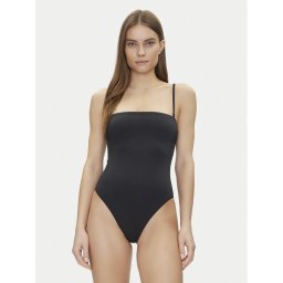 Calvin Klein Swimwear Бански костюм Bandeau One Piece-Rp KW0KW02709 Черен