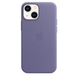 Оригинален гръб за iPhone 13 Mini - Apple iPhone Leather Case with MagSafe - Лилав