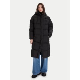 HUGO Пухено яке Fini-3 50546355 Черен Regular Fit