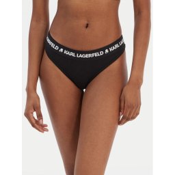 KARL LAGERFELD Бикини тип прашка A1W47008 Черен