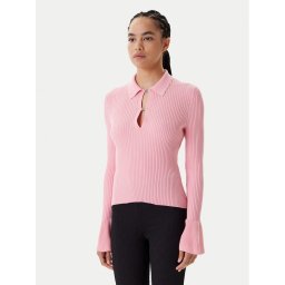 HUGO Пуловер Sharro 50542608 Розов Slim Fit