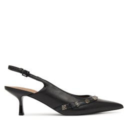 Обувки на ток Guess FLPYAN LEA05 Черен