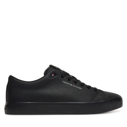 Сникърси Tommy Hilfiger Th Hi Vulc Core Low Lth Ii Ess FM0FM05511 Черен