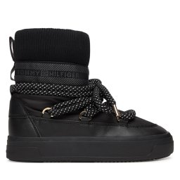 Апрески Tommy Hilfiger Snow Boot Water Repellent FW0FW09260 Черен