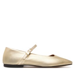 Балеринки Tommy Hilfiger Hilfiger Gold Ballerinas FW0FW09320 Златист